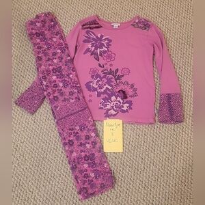 Naartjie Floral Kids Set - Pink
